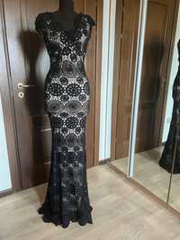 Rochie lunga macrame xs