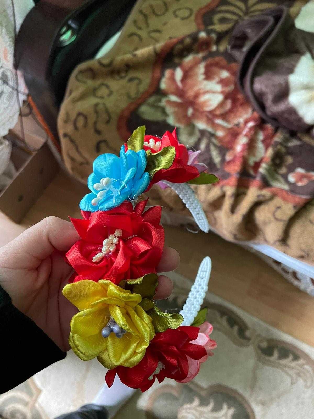 Diademe/coronite la comanda din flori handmade