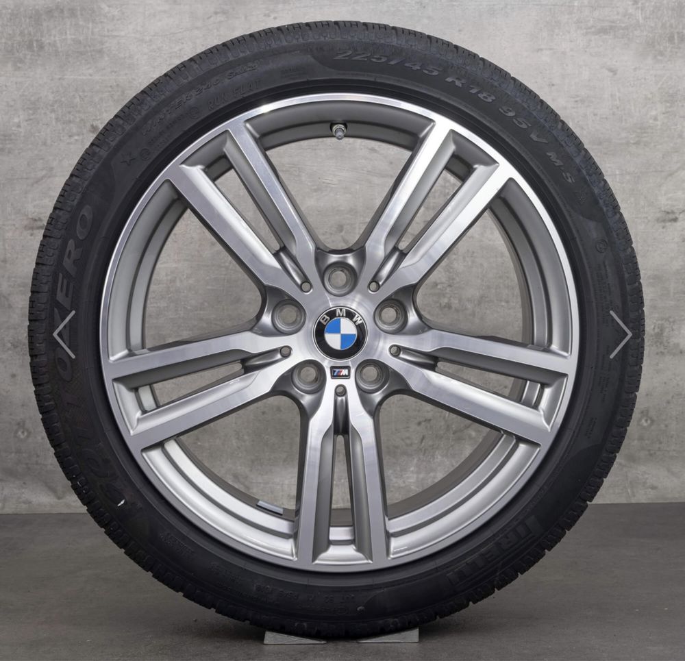 Set jante cu cauciucuri iarna Bmw seria 2 f45 f46 M sport