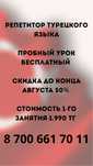 Репетитор турецкого языка