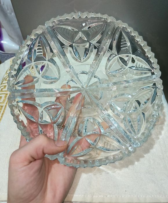 Салатницы и фруктовые вазы советские стеклянные