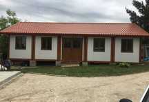 Casa, garaje auto pe structura metalica si panou sandwich termoizolant