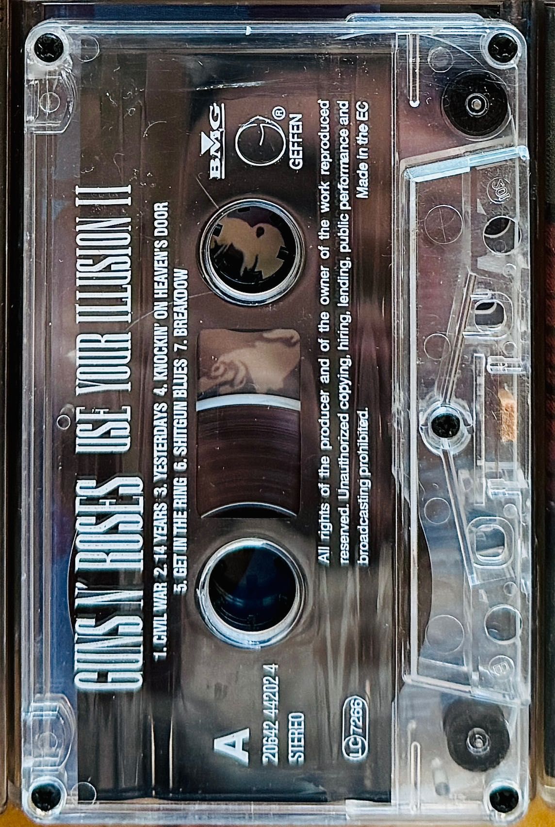 Guns N Roses аудио касета