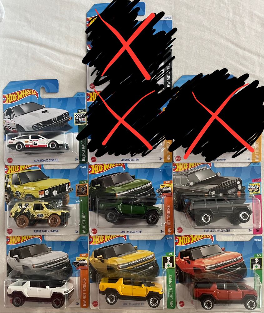 HotWheels колички