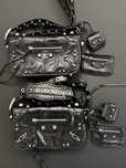 Balenciaga Le Cagole Flap Lambskin Leather