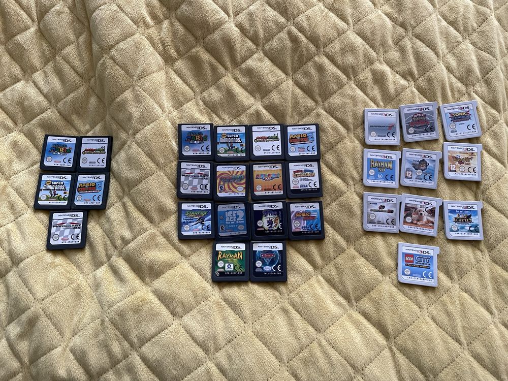 Super Mario Bros party kart sonic spyro Nintendo 3ds dsi xl