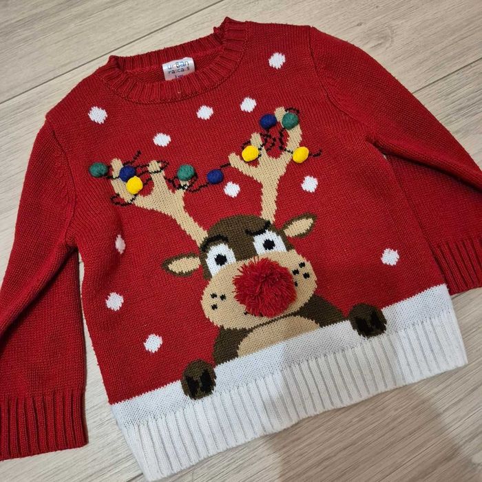 Празнични,Коледни дрехи рокля,пуловер 92р,98р,2-3г,104р Next,George