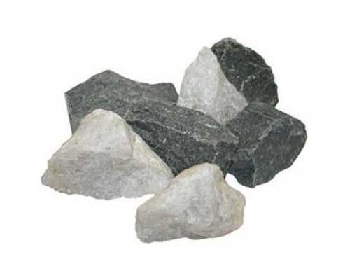 Камни микс (кварц и долерит) для сауны и бани