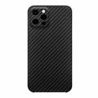 Husa Ultra Slim Kevlar Carbon Neagra - IPhone 11,12,13,14,Pro,Pro Max