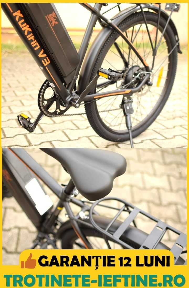 KuKirin V3: Bicicleta Electrica MTB, Viteza 40km/h, Sigilata