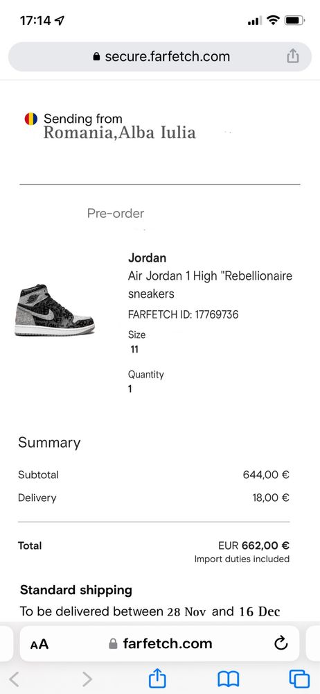 Jordan 1 high ‘’Rebellionaire’’