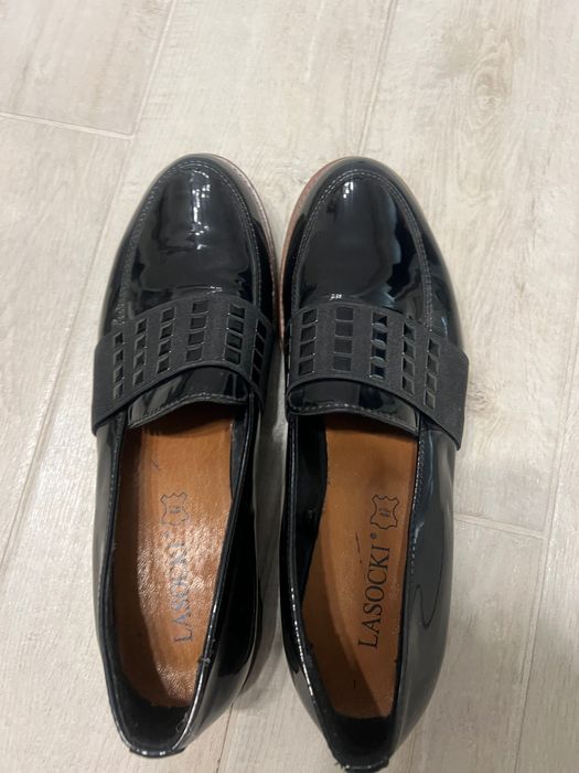 Мокасини дамски черни