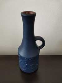 Vază ceramică Mid Century Modern lava glaze W. Germany