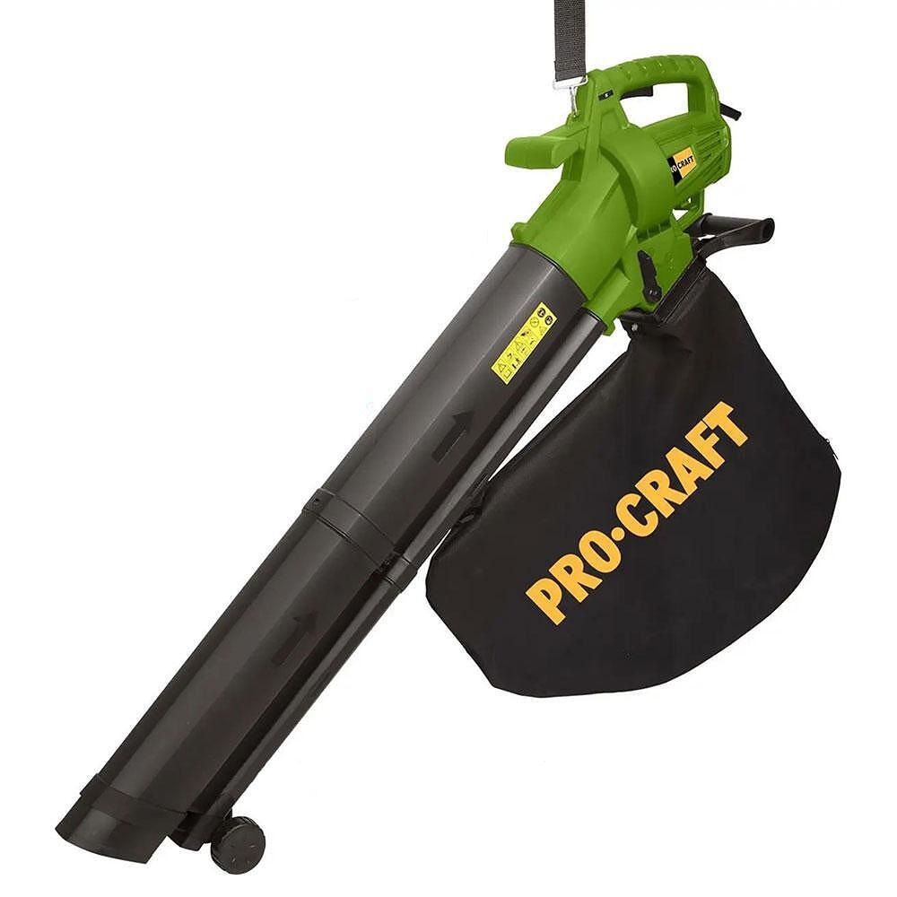 Електрически листосъбирач 3в1 PROCRAFT PGU2300, 2200W, 35L, 13.2 м³/ми
