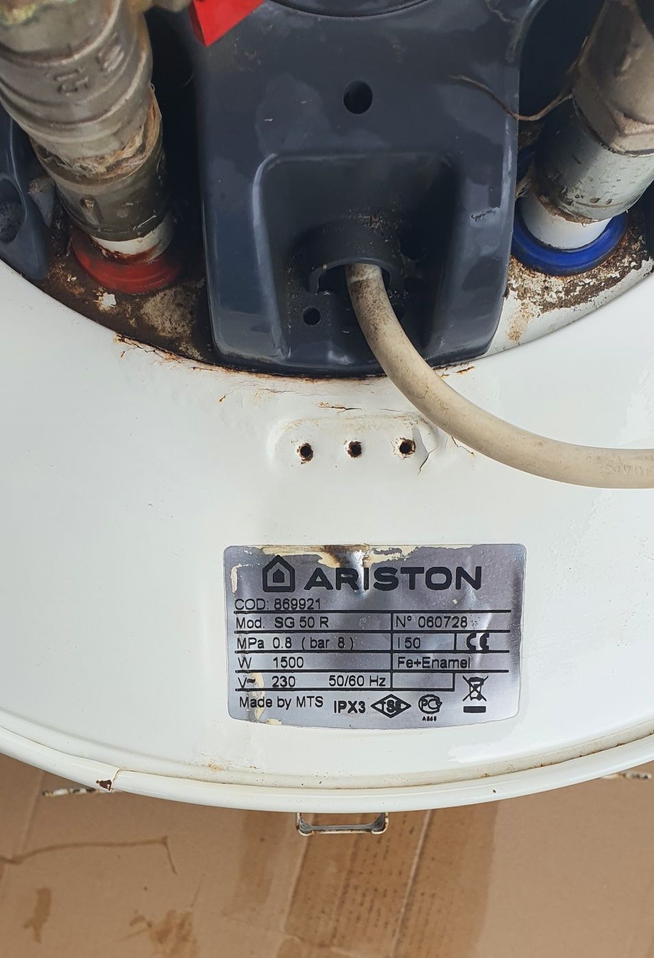 Boiler electric ariston