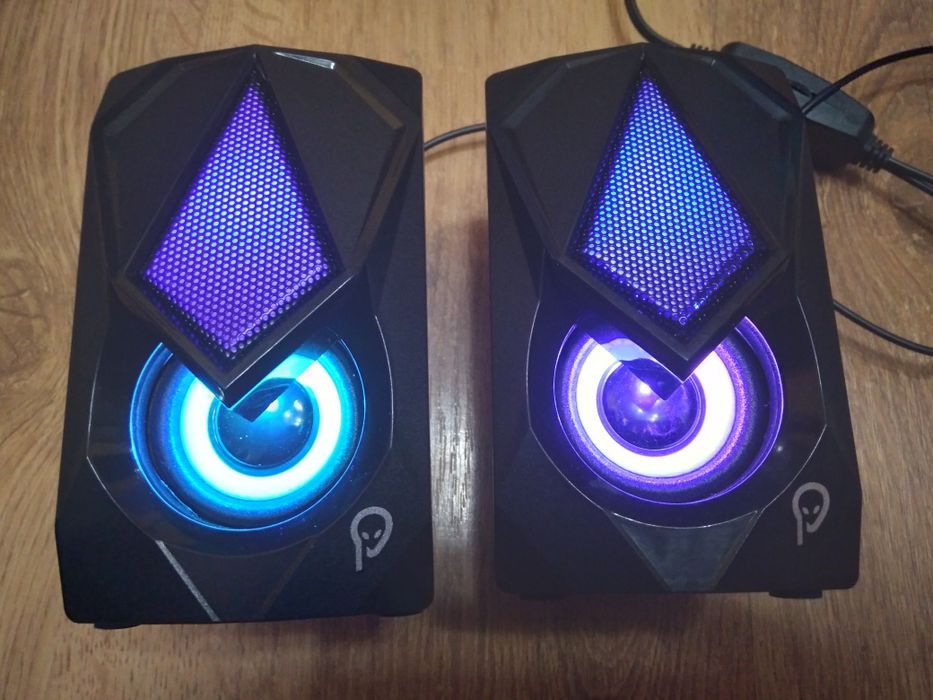 BOXE Gaming 2.0, RMS: 6W (2 x 3W), control volum, mufa casti, 4 x LED