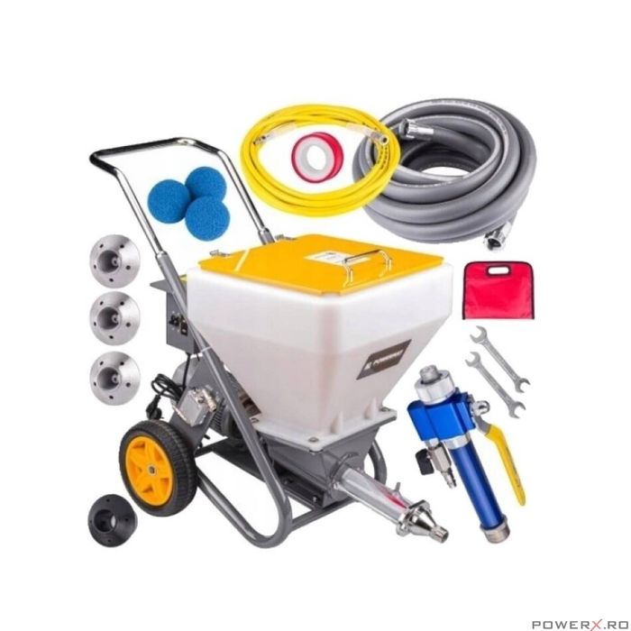 Masina de zugravit, pompa pentru tencuit si gletuit profesionala 230V,