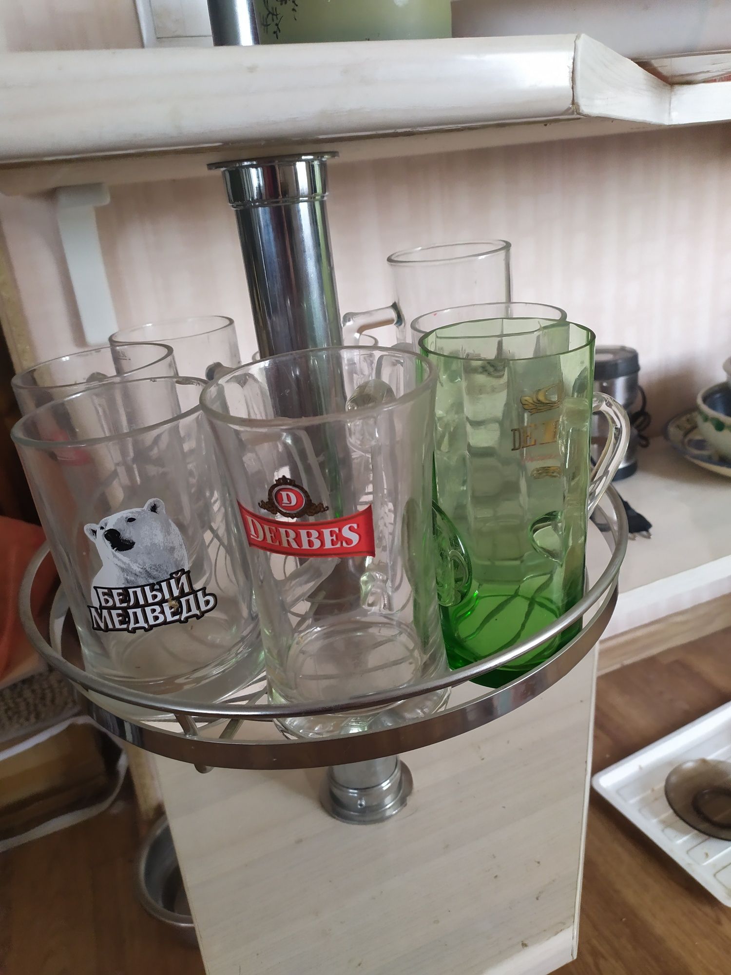Пивные бокалы 9 штук