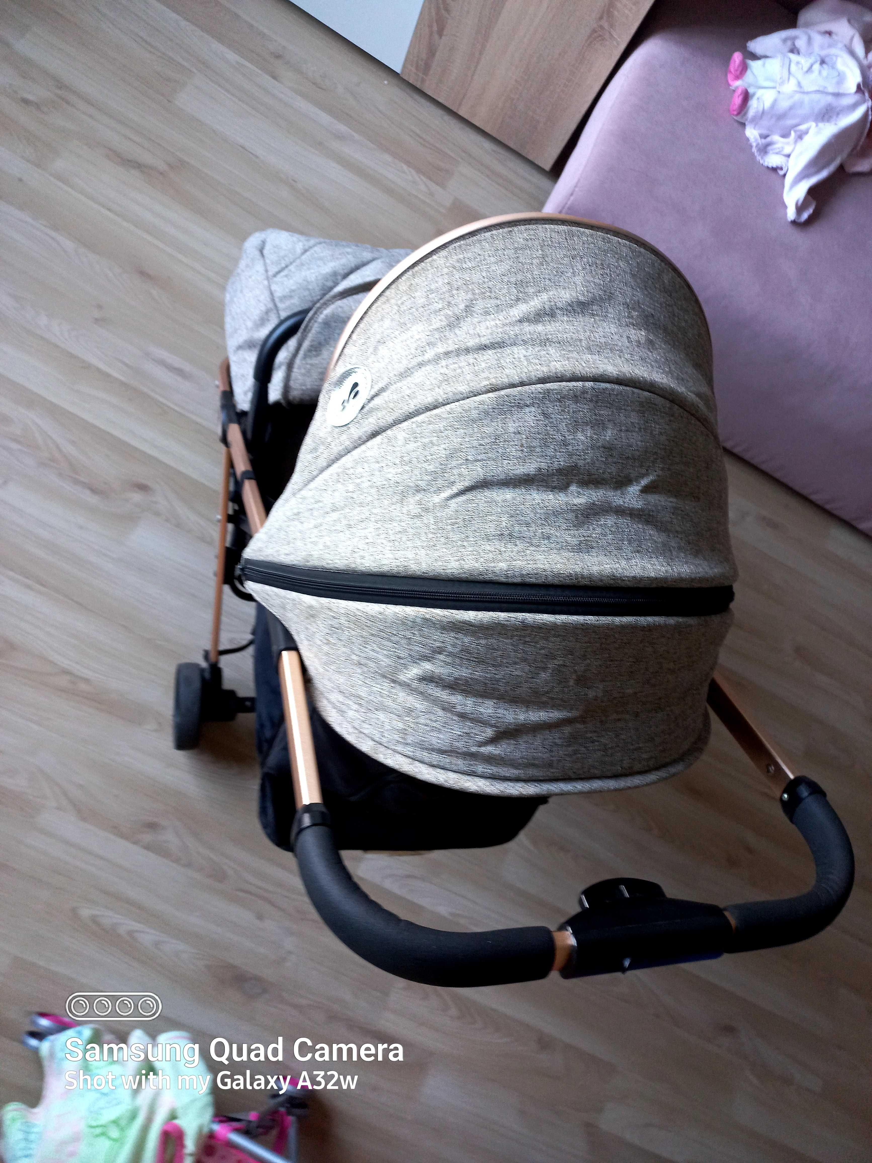 Лятна бебешка количка Lorelli Myla Pearl Beige