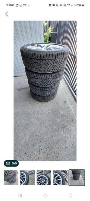 Jante +cauciucuri de iarnă 225/50/17