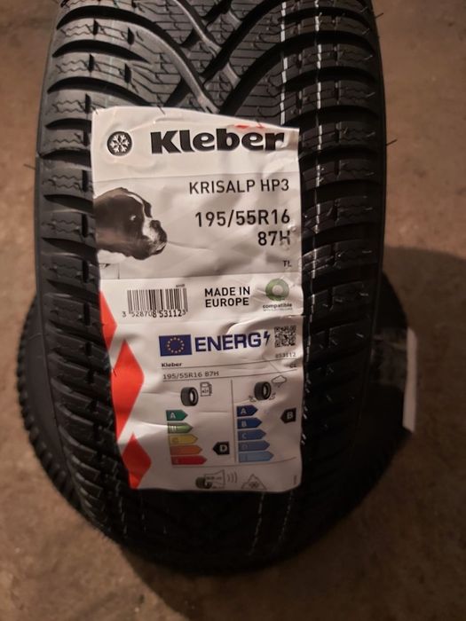 Cauciucuri de iarna Kleber 195/55/16 4 buc Noi