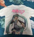 Tricou alb cu desen anime