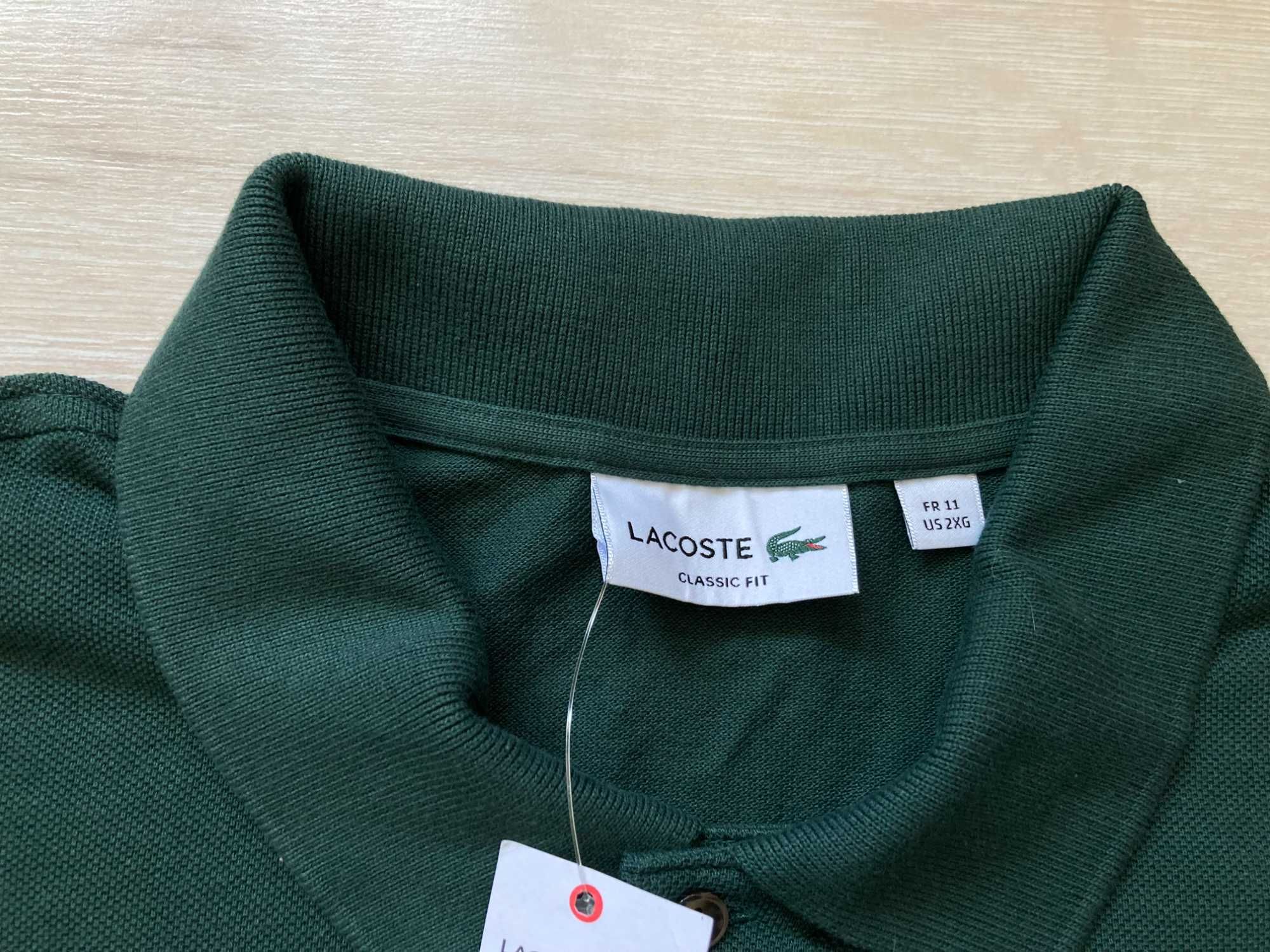 НОВА Lacoste polo t shirt мъжка поло тениска размер 11 / 6XL / XXXXXXL