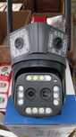 Тройна IP камера с двойна леща 10 zoom WiFi iCSee безжична камера 12MP