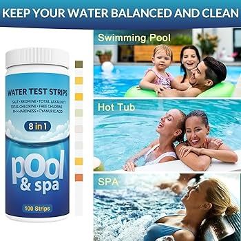 8-в-1 Тест ленти за вода – Pool & Spa