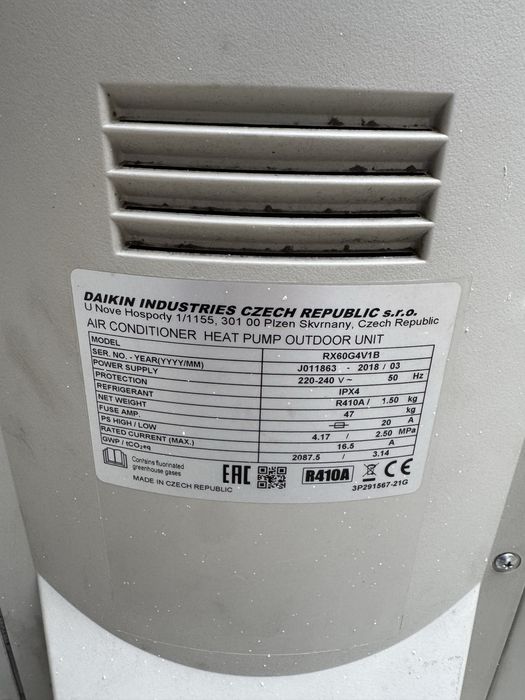 Vand Aer Conditionat Daikin de 21000 btu