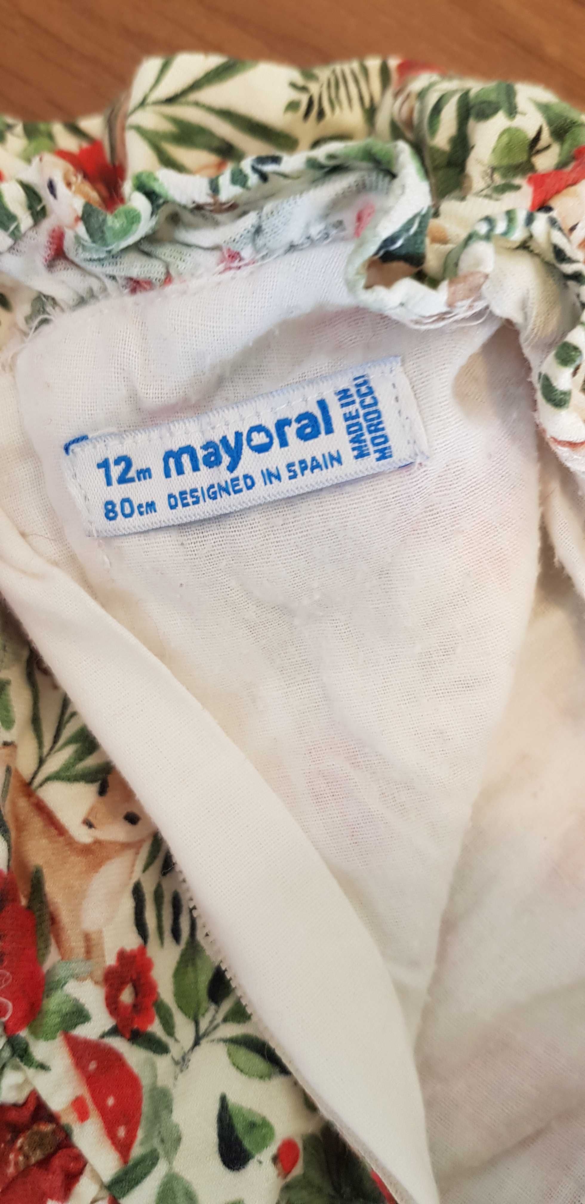 Бебешка рокля MAYORAL, размер 80, 12 м