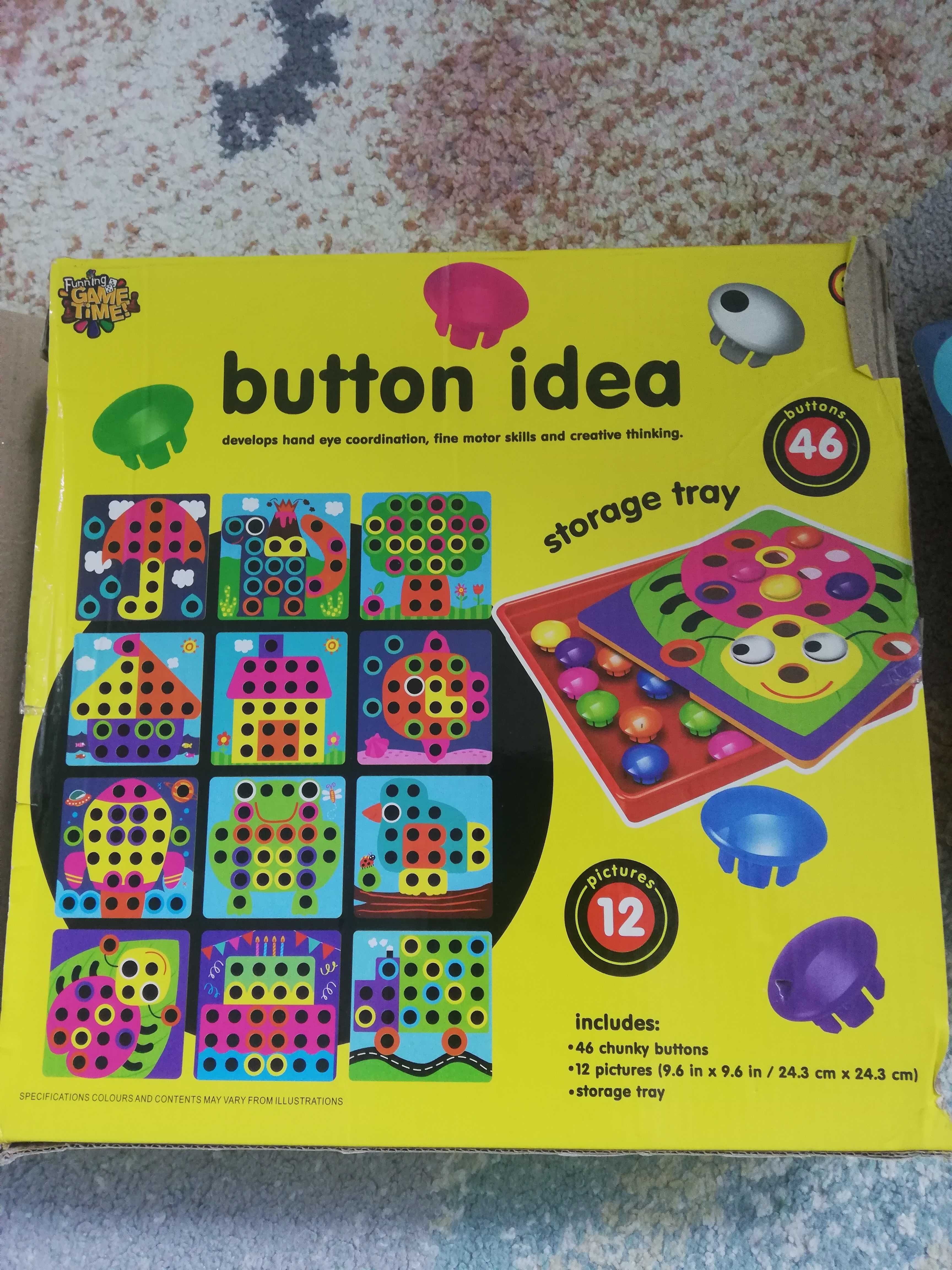 Joc educativ - Button Idea plus joc labirint magnetic