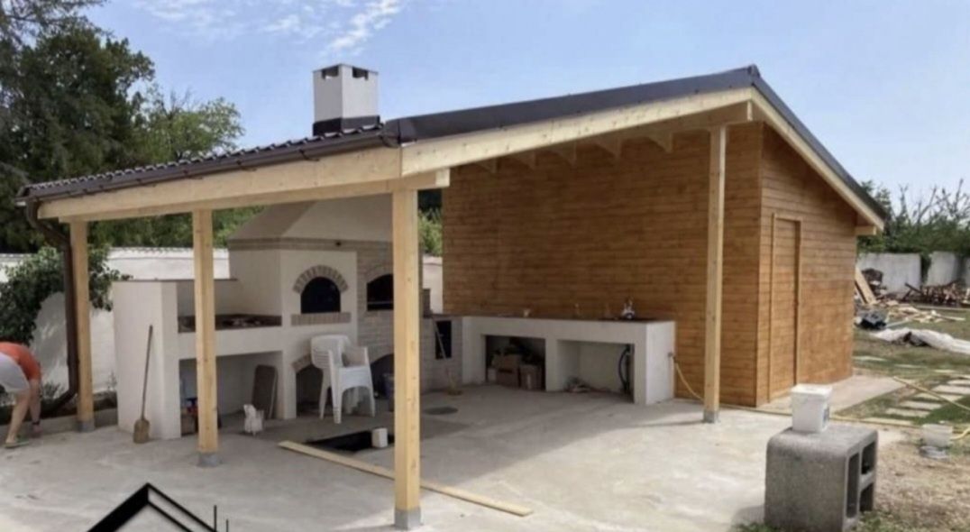 Foișoare terase magazii pergole căsuțe mobilier de gradina