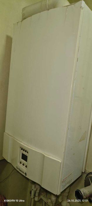 Двухконтурный котёл De Dietrich б/у на запчасти можно починить 260кв.м