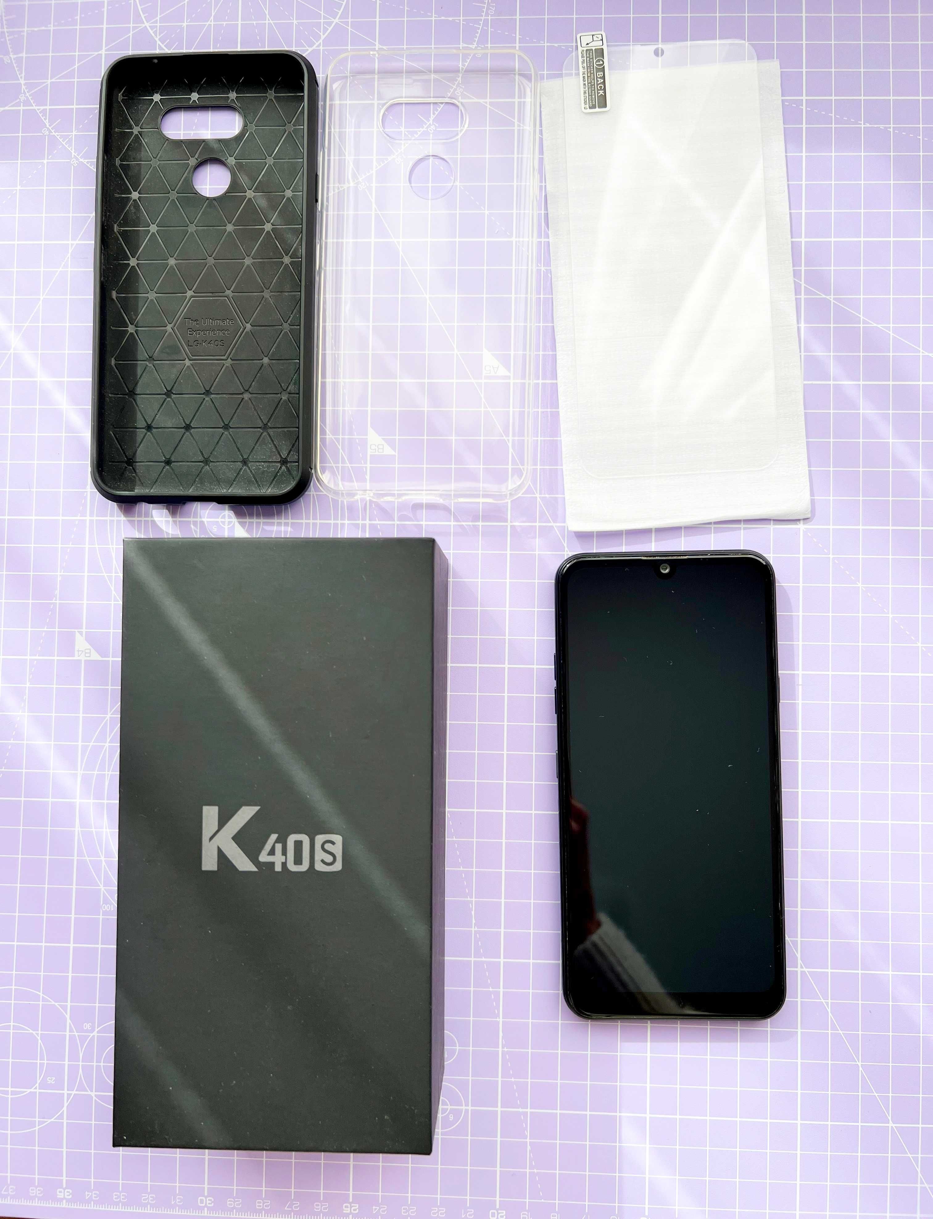 Телефон Смартфон GSM LG K40S Black 6.10 ", 32 GB, RAM 2 GB, 13MP+5MP