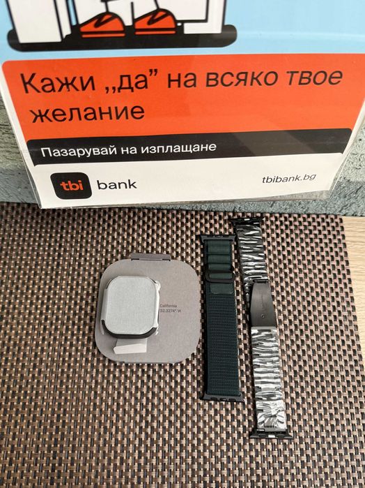 НОВ! Apple watch ULTRA 2 Лизинг от 40лв/мес Black Гаранция! /изплащане