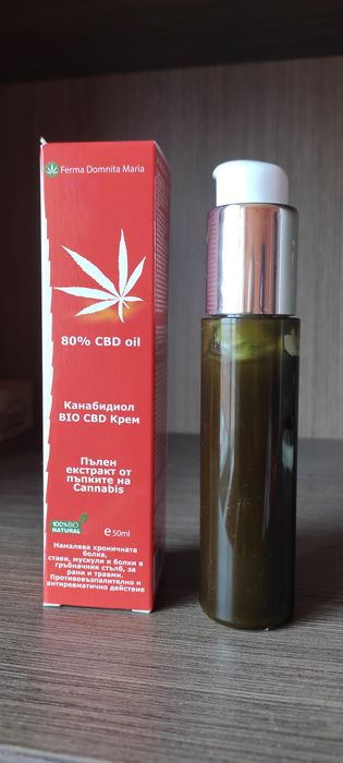 CBD крем с конопено масло