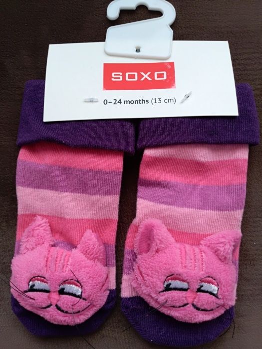 Бебешки чорапки с дрънклка подарък бебе