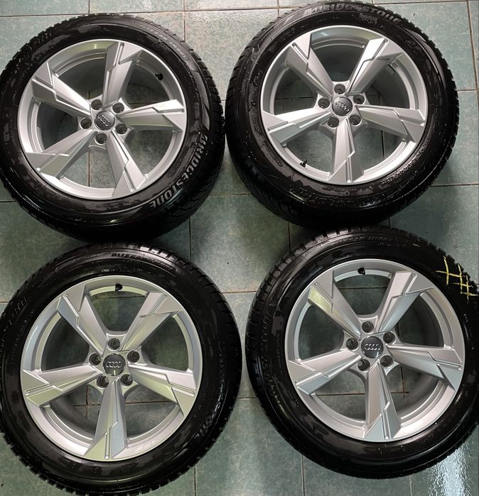 Jante aliaj R18 originale AUDI A6 C8 225/55/18 iarna Bridgestone 2024