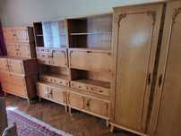 Mobila rustic cu masa si scaune