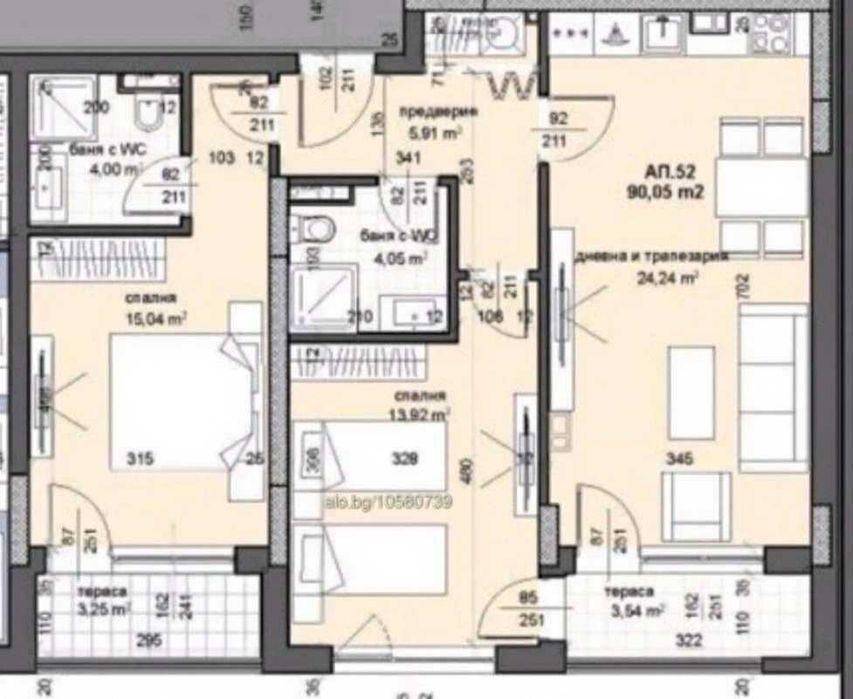 Продава се Тристаен апартамент в Пловдив, Тракия - 105 кв.м за 1660 €/кв.м - Снимка #1