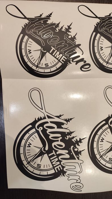 Set 2 bucati stickere autocolant Adventure camper/rulota