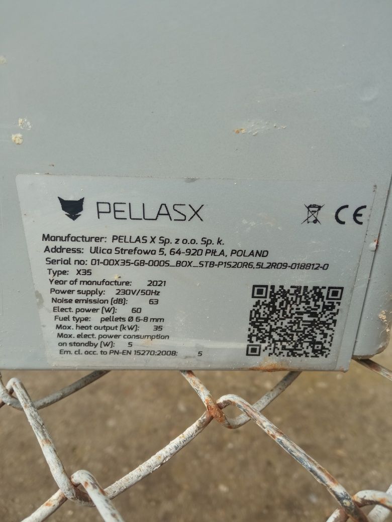 Пелетна горелка PELLAS X 35kw