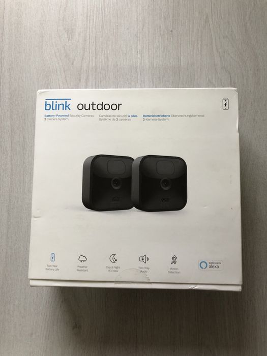 Нови, запечатани: Комплект 2 бр. Blink Outdoor камери + Sync Module 2