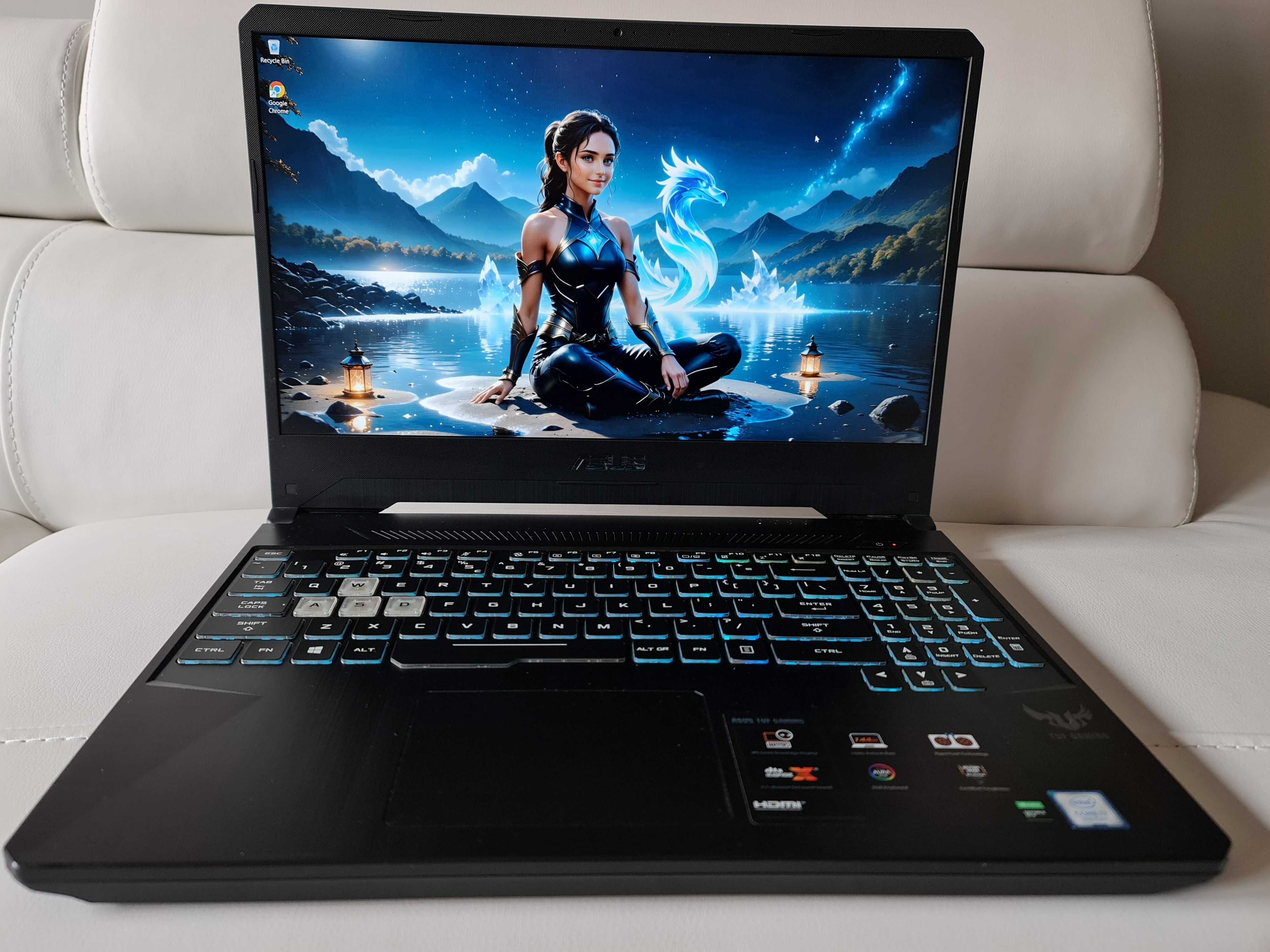 Laptop gaming Asus intel core i7 9750H ,video GTX 1650, 16 gb, 144 hz