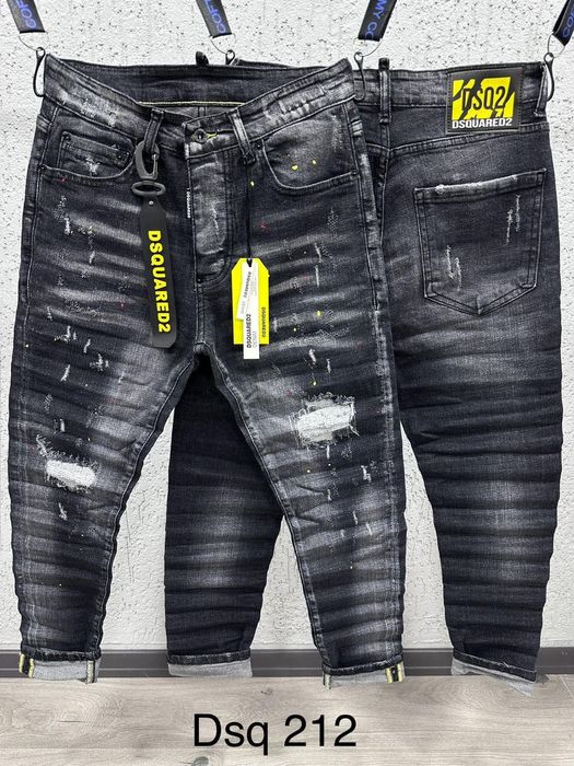 Blugi/Jeans Barbati Dsquared Gri Skinny! (Dsq 212)