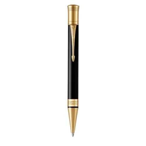 Parker Duofold Black GT – Луксозна Химикалка, 23К Злато