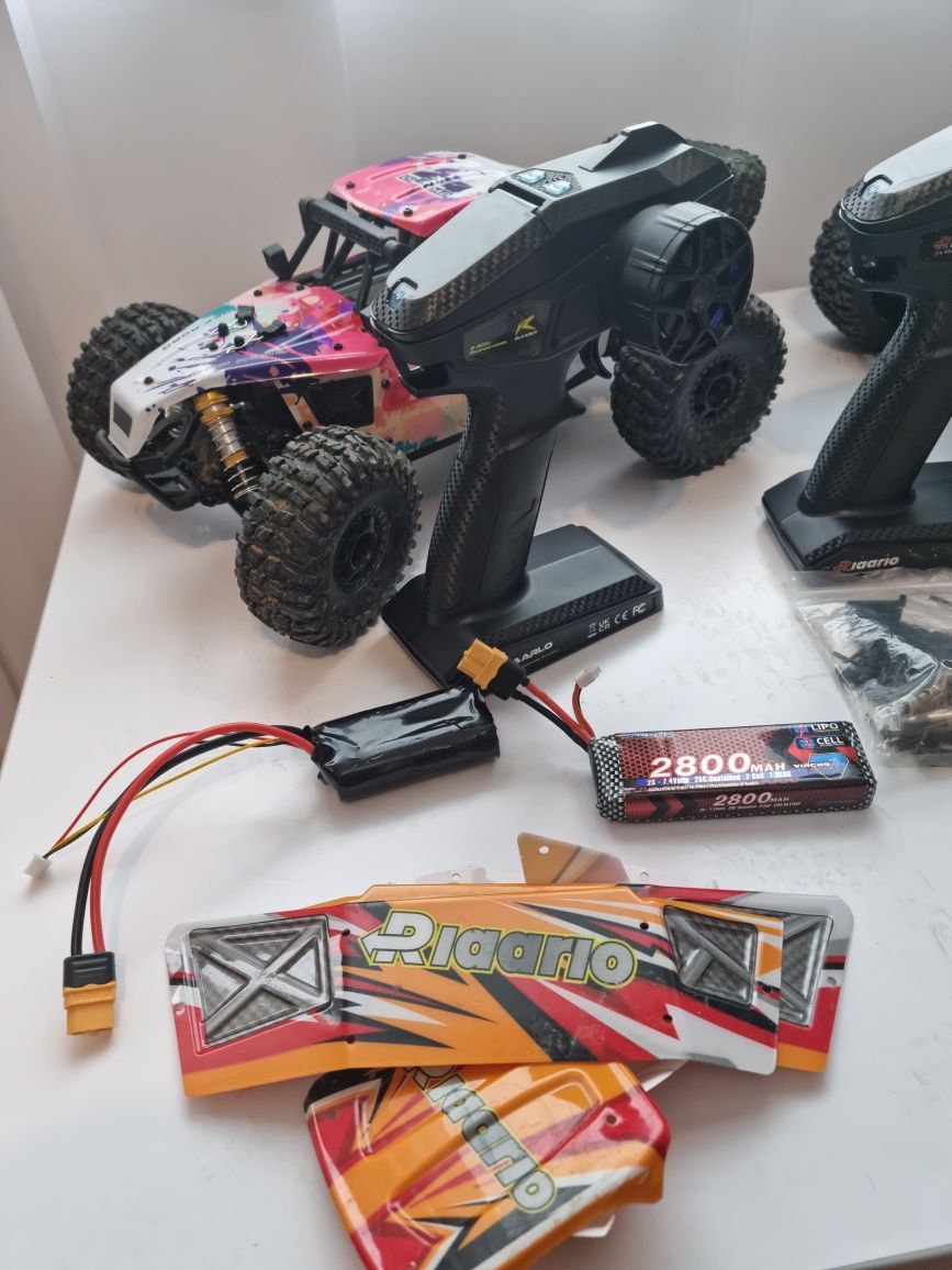 VAND/SCHIMB Set 2 automodele RC brushless, RLAARLO 45-70km/h