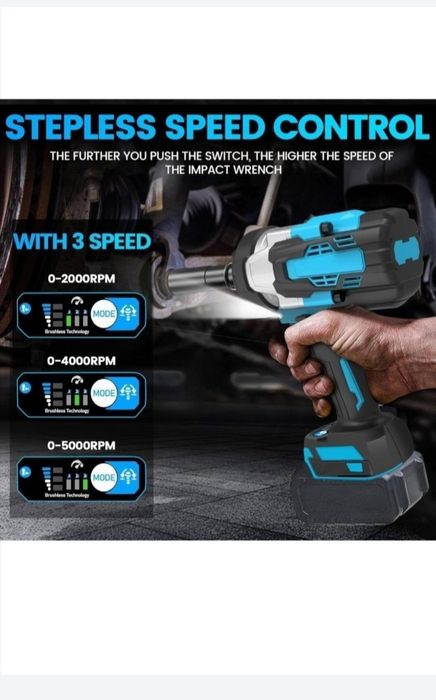 Cheie Impact 2000 Nm compatibil acumulatori Makita