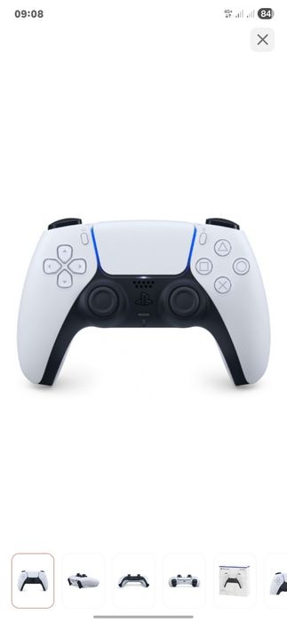Игровой контроллер Sony PS5 DualSense белый новый